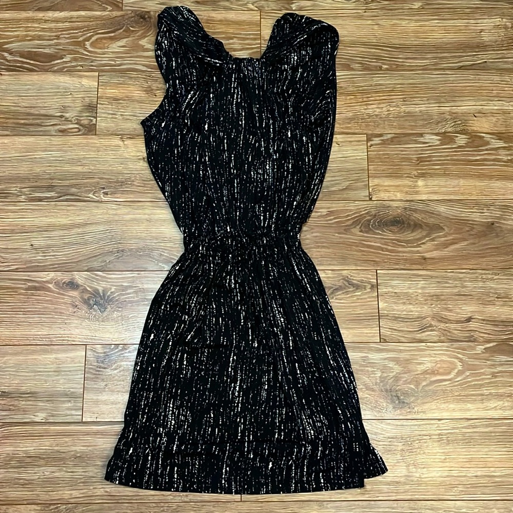 NWOT Max Studio Mini Dress Black and Tan XS - Picture 1 of 3